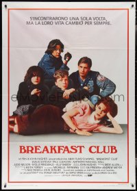 3b0042 BREAKFAST CLUB Italian 1p 1985 John Hughes, Estevez, Molly Ringwald, Judd Nelson, classic