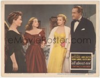 3b0446 ALL ABOUT EVE LC #3 1950 Marilyn Monroe shown with Bette Davis, Anne Baxter & George Sanders!
