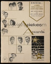 3b0227 ACADEMY AWARDS PORTFOLIO 9x11 print set 1962 Volpe art of all Best Actor & Actress winners!