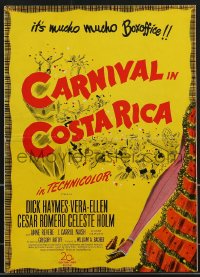 3b0071 CARNIVAL IN COSTA RICA pressbook 1947 Dick Haymes & Vera-Ellen in Central America, rare!