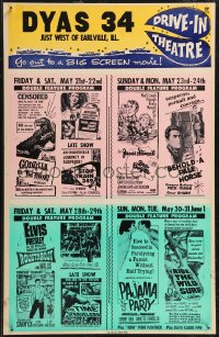 3b0039 DYAS 34 WC 1965 Godzilla vs The Thing, Ride the Wild Surf, Roustabout, Time Travelers & more!