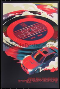3c0122 BABY DRIVER #4/125 24x36 art print 2017 Mondo, Matt Taylor, variant edition!