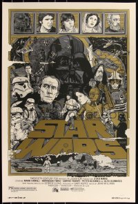 3c1151 STAR WARS #224/275 24x36 art print 2010 Mondo, art by Tyler Stout, variant edition!