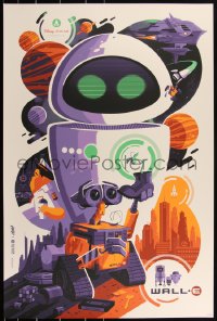 3c1274 WALL-E #2/390 24x36 art print 2016 Mondo, art by Tom Whalen, regular edition!