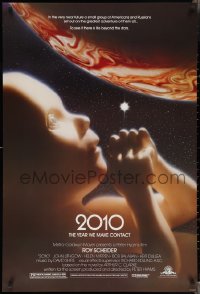 3d1267 2010 1sh 1984 sequel to 2001: A Space Odyssey, full bleed image of the starchild & Jupiter!