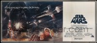 3d0038 STAR WARS 24sh 1977 George Lucas, Tom Jung montage art with old style title, incredibly rare!