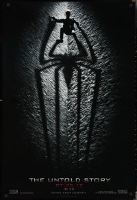 3d1273 AMAZING SPIDER-MAN teaser DS 1sh 2012 shadowy image of Andrew Garfield climbing wall!