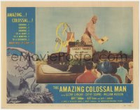 3d0718 AMAZING COLOSSAL MAN LC #5 1957 FX image of giant lifting car by Sands Casino in Las Vegas!