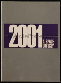 3d0449 2001: A SPACE ODYSSEY 9x12 souvenir program book 1968 Stanley Kubrick, cool images!
