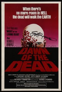 3d0057 GEORGE ROMERO signed 10x15 REPRO poster 2001 by director George Romero, Lanny Powers art!