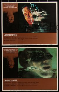 3d1026 ALTERED STATES 8 LCs 1980 William Hurt, Paddy Chayefsky, Ken Russell, sci-fi horror!