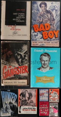 3h0062 LOT OF 10 1950S UNCUT PRESSBOOKS 1950s advertising for a variety of different movies!