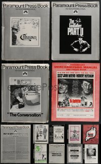 3h0057 LOT OF 13 PARAMOUNT UNCUT PRESSBOOKS 1960s-1970s advertising for a variety of movies!