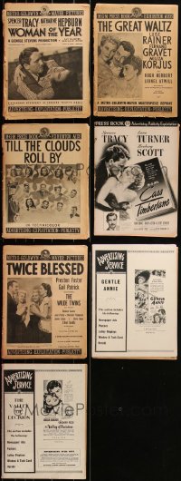 3h0068 LOT OF 7 CUT MGM PRESSBOOKS 1930s-1940s advertising for a variety of movies!