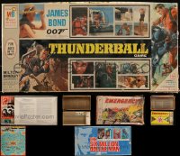 3h0006 LOT OF 3 BOARD GAMES 1960s-1970s Thunderball, Emergency, The Six Million Dollar Man!