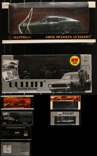 3h0016 LOT OF 2 BULLITT 1:18 SCALE DIE CAST CARS 2000s the famous 1968 Ford Mustang GT fastback!