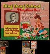 3h0007 LOT OF 1 CHILDREN'S ACTIVITY GAME & 1 JIGSAW PUZZLE 1955 Range Rider, Ding Dong School!