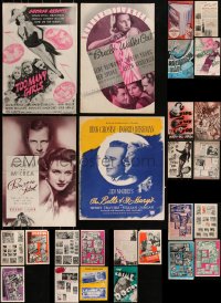 3h0056 LOT OF 15 CUT RKO PRESSBOOKS 1930s-1940s advertising for a variety of different movies!