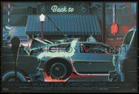 3k0126 BACK TO THE FUTURE #16/225 24x36 art print 2014 Mondo, art by Laurent Durieux, variant ed.!