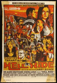 3k0671 HELL RIDE signed #8/20 artist's proof 24x36 art print 2008 by Tyler Stout, orange edition!