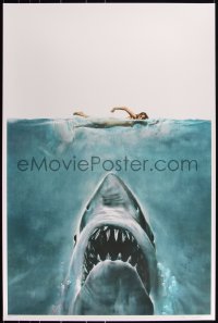3k0736 JAWS signed #16/280 24x36 art print 2018 by Kastel, The Shark, far sexier screenprint ed.!