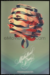 3k0890 MULHOLLAND DR. signed #16/150 24x36 art print 2015 by Kevin Tong, Mondo, variant edition!