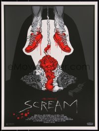 3k2180 SCREAM #10/140 18x24 art print 2011 Mondo, different creepy horror art by Alex Pardee!