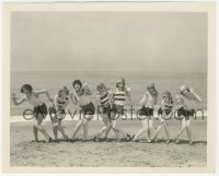 3p1849 ALMOST A LADY candid 8x10 still 1926 sexy Marion Morgan Dancers on the beach by Elmer Fryer!