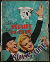 3p0096 SWING TIME pressbook 1936 wonderful images of Fred Astaire dancing with Ginger Rogers, rare!