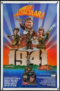 3r0636 1941 style F 1sh 1979 Spielberg, art of John Belushi, Dan Aykroyd & cast by Peter Green!