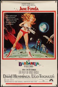 3r0114 BARBARELLA 40x60 1968 sexiest sci-fi art of Jane Fonda by Robert McGinnis, Roger Vadim!