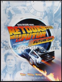 3r0104 BACK TO THE FUTURE FUTURE DAY French 1p 2015 Michael J. Fox, Lloyd, Thompson, Glover!