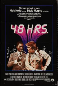 3t0770 48 HRS. 1sh 1982 Nick Nolte is a cop who hates Eddie Murphy who is a convict!