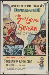3t0772 7th VOYAGE OF SINBAD 1sh 1958 Ray Harryhausen fantasy classic, Dynamation montage!