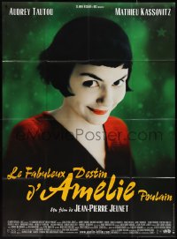 3t0021 AMELIE French 1p 2001 Jean-Pierre Jeunet, great close up of Audrey Tautou by Laurent Lufroy!