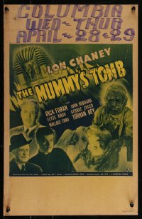 3t0219 MUMMY'S TOMB WC 1942 cool image of bandaged monster Lon Chaney Jr, Universal horror, rare!