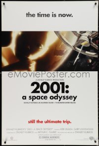 3w0640 2001: A SPACE ODYSSEY DS 1sh R2000 Stanley Kubrick, star child & art of space wheel!
