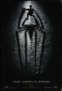 3w0651 AMAZING SPIDER-MAN teaser DS 1sh 2012 shadowy image of Andrew Garfield climbing wall!