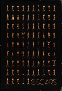 3w0194 85TH ANNUAL ACADEMY AWARDS 27x40 special poster 2013 winning character Oscar statuettes!