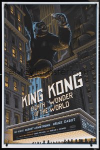 3w0128 KING KONG #193/375 24x36 art print 2012 Mondo, Laurent Durieux, 1st ed., Building!