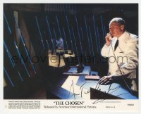 3x0412 ANTHONY QUAYLE signed 8x10 mini LC #3 1978 close up talking on phone in The Chosen!