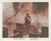 3x0418 ANN ROBINSON signed color English FOH LC R1965 hugging Gene Barry in War of the Worlds!