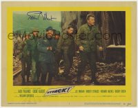 3x0183 ATTACK signed LC #3 1956 by Eddie Albert, in one of his best performances as a coward!