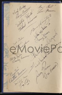 3x0021 CAINE MUTINY signed hardcover book 1954 by Humphrey Bogart, Bacall, Wouk & TWENTY-SIX others!