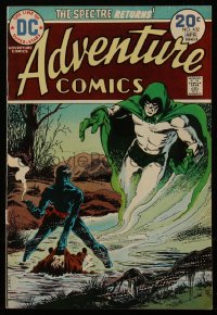 3y1153 ADVENTURE COMICS #432 comic book April 1974 art by Jim Aparo & Nino, Spectre, Captain Fear