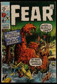 3y1162 ADVENTURE INTO FEAR #1 comic book November 1970 art by Jack Kirby, Steve Ditko, first issue!