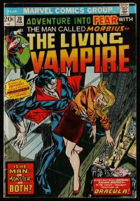 3y1164 ADVENTURE INTO FEAR #20 comic book Feb 1974 Morbius The Living Vampire cover art by Gil Kane!