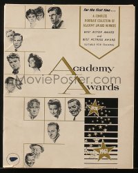 3y0435 ACADEMY AWARDS PORTFOLIO art portfolio 1962 Volpe art of all Best Actor & Actress winners!