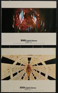 3y1598 2001: A SPACE ODYSSEY 3 Cinerama color 8x10 stills 1968 Dullea & Lockwood, one with McCall art!