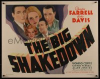 4d0210 BIG SHAKEDOWN 1/2sh 1934 Bette Davis, Charles Farrell, Ricardo Cortez, Farrell, ultra rare!
